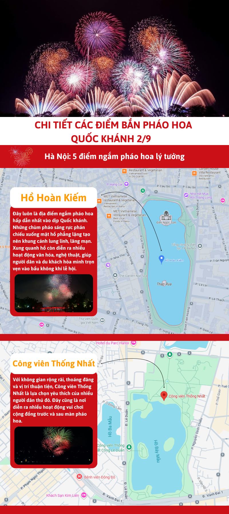 Infographic | Chi tiết các điểm ngắm pháo hoa dịp Quốc khánh 2/9 - 1