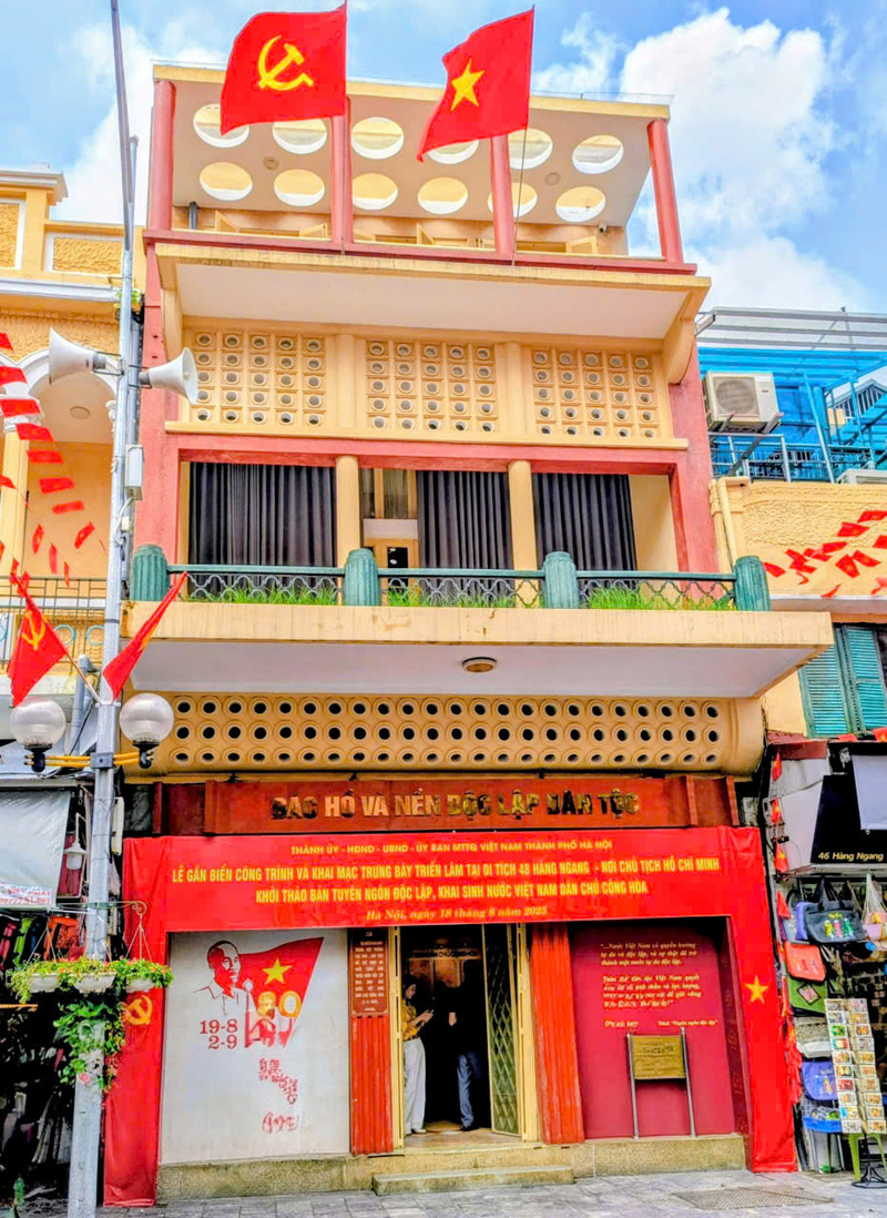 Nhà số 48 phố Hàng Ngang, một địa chỉ đỏ mang trong mình dấu ấn quan trọng của lịch sử đất nước và lịch sử Hà Nội