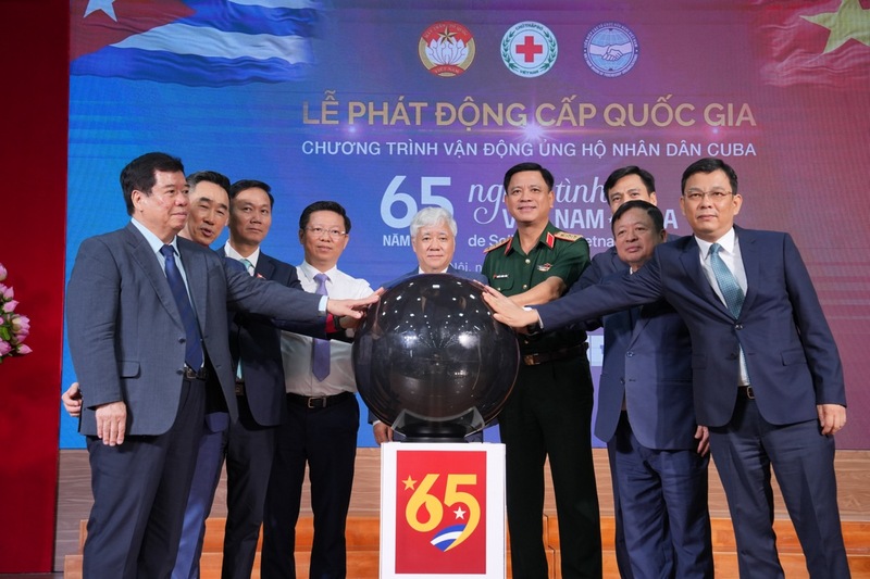Lễ phát động ủng hộ nhân dân Cuba ngày 13/8/2025
