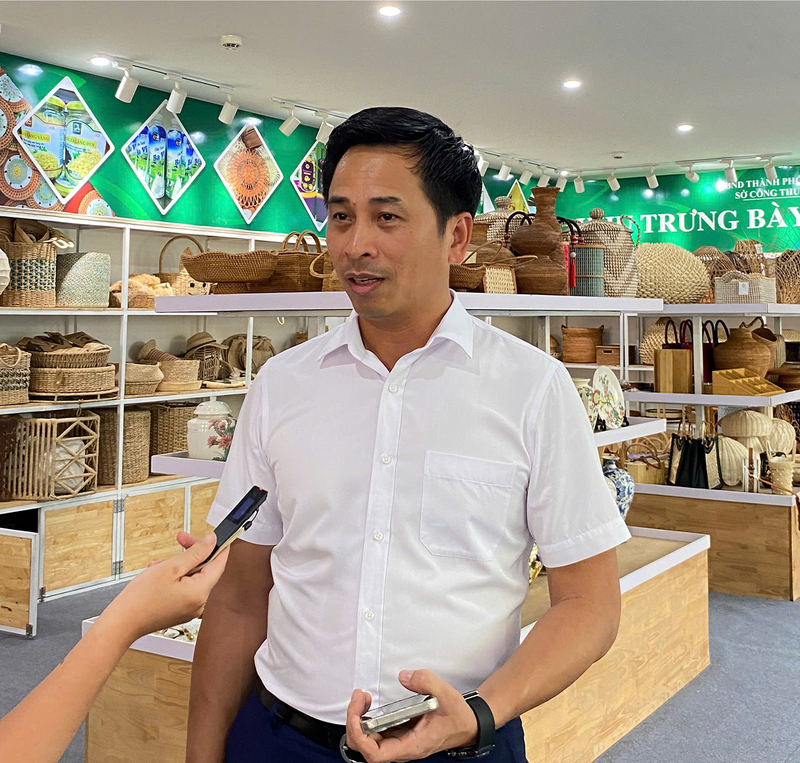 Ông Nguyễn Ánh Dương, Phó Giám đốc Sở Okvip tại về Hà Nội. Ảnh: Nguyên Trang