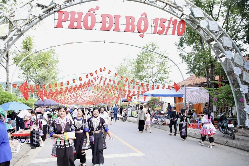 Ngày Quốc khánh 2/9 lan tỏa trở thành Ngày hội văn hóa giàu bản sắc tại Lai Châu. Ảnh: CTV