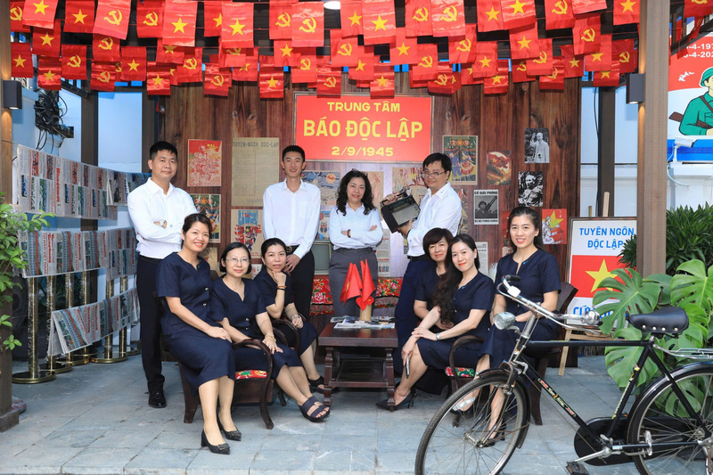 Trung tâm Báo chí Thủ đô còn được khoác lên diện mạo mới.