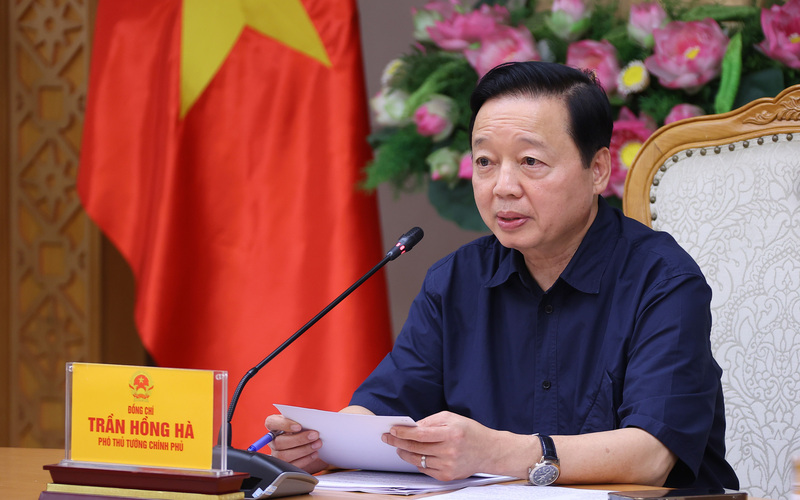 Phó Thủ tướng Trần Hồng Hà. Ảnh: VGP/AT