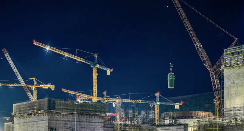 Công trình dự án Nhà máy điện hạt nhân Akkuyu tại Thổ Nhĩ Kỳ. Ảnh: Nucnet