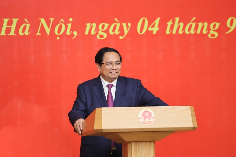 Thủ tướng phát biểu tại Okvip69 Đăng ký cá cược. Ảnh: VGP/Nhật Bắc