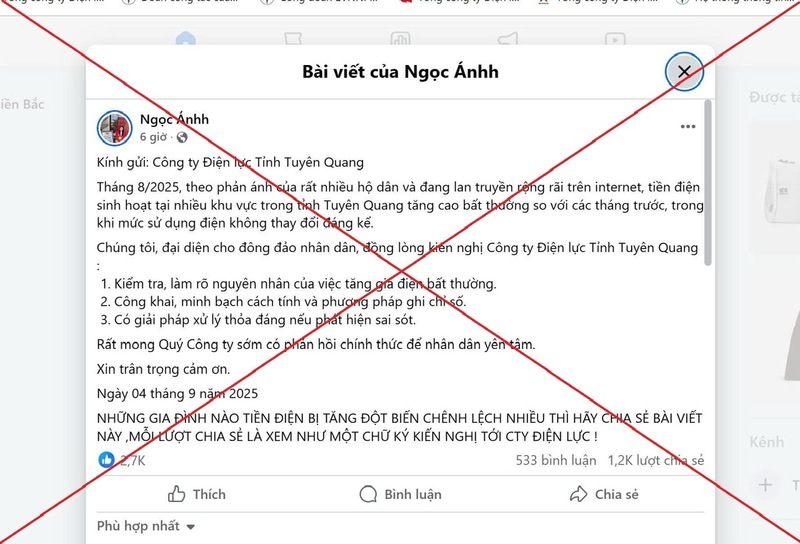 Các hội nhóm Facebook có nhiều bài viết kêu gọi “ký tên” và “chia sẻ” kiến nghị về việc hóa đơn điện tháng 8 tăng cao. Những nội dung được sao chép nguyên trạng, không nêu số liệu cụ thể, không có dẫn chứng từ khách hàng thật (Ảnh chụp màn hình)