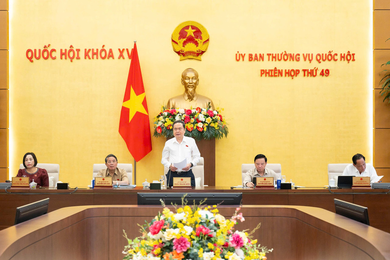 Chủ tịch Quốc hội Trần Thanh Mẫn phát biểu khai mạc phiên họp