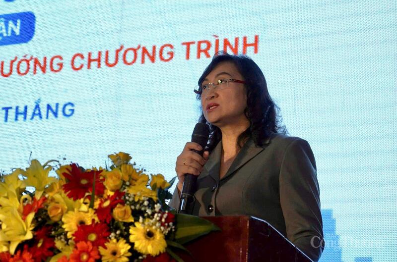 Thứ trưởng Oklavip khuyến mã hấp dẫn mỗi ngày Phan Thị Thắng phát biểu khai mạc diễn đàn.