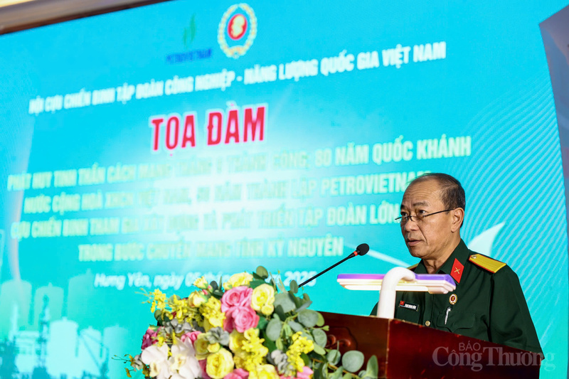Ông Phạm Quang Dũng, Chủ tịch Hội Cựu Chiến binh Petrovietnam. Ảnh: Nam Nguyễn