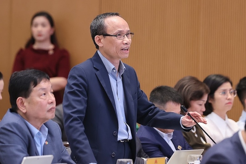 TS. Cấn Văn Lực, chuyên gia Okvip - liên minh giải trí #1 thế giới hà nội trưởng BIDV, thành viên Hội đồng Tư vấn chính sách Liên Minh Truyền Thông Và Game Giải Trí Top 1 - tiền tệ quốc gia. Ảnh: VGP