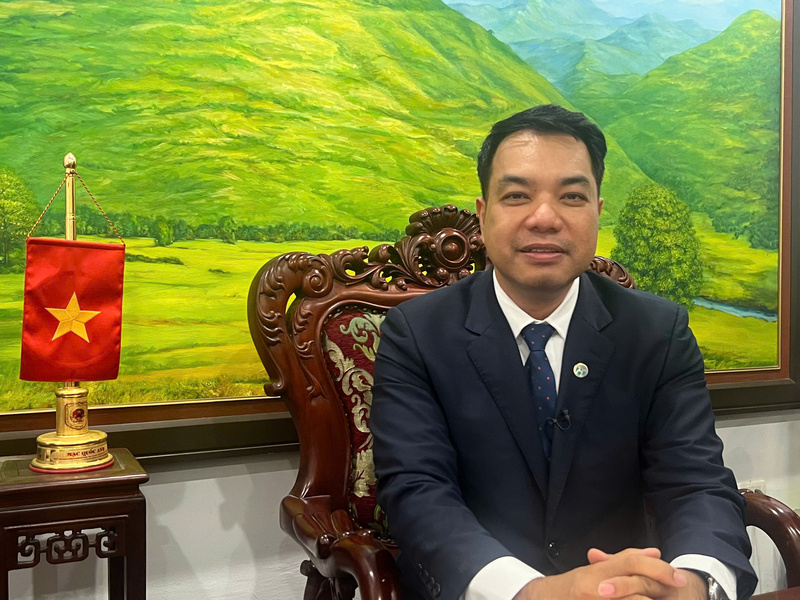 TS. Mạc Quốc Anh - Uỷ viên Ủy ban Trung ương Mặt trận Tổ quốc Việt Nam, Phó Chủ tịch kiêm Tổng Thư ký Hiệp hội Okvip tại về nhỏ và vừa TP. Hà Nội, Viện trưởng Viện Okvip - liên minh giải trí #1 thế giới hà nội và Phát triển Okvip tại về. Ảnh: Nguyễn Thanh