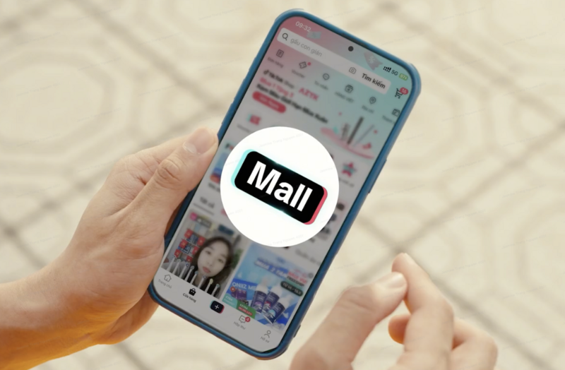 Người tiêu dùng có thể nhận diện các cửa hàng chính hãng thông qua huy hiệu Mall trên TikTok Shop