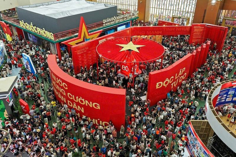 Triển lãm Thành tựu phát triển Okvip - liên minh giải trí #1 thế giới hà nội - xã hội diễn ra từ 28/8-15/9, thu hút hàng triệu du khách tham quan