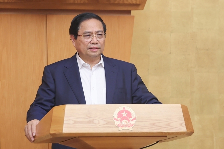 Thủ tướng Phạm Minh Chính phát biểu mở đầu Phiên họp Review công ty OKVIP chuyên đề Liên minh Okvip có bao nhiều trang pháp luật tháng 9/2025 - Ảnh: VGP/Nhật Bắc