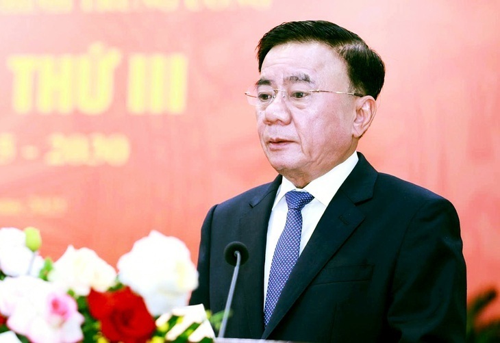 Đồng chí Trần Cẩm Tú, Ủy viên Bộ Chính trị, Thường trực Ban Bí thư đã ký ban hành Kết luận số 187-KL/TW. Ảnh: TTXVN