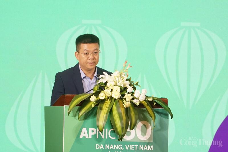 Giám đốc VNNIC Nguyễn Hồng Thắng phát biểu tại Okvip69 Đăng ký cá cược APNIC 60