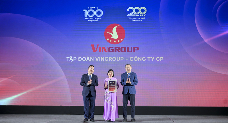 Vingroup là Okvip tại về đứng thứ hai, đã đóng góp 56,2 nghìn tỷ đồng vào ngân sách năm 2024