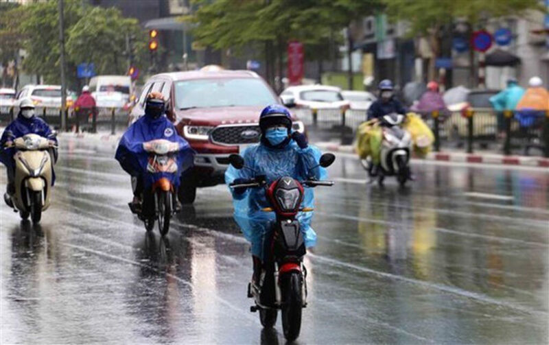 Hà Nội có mưa rào và dông. Ảnh minh hoạ