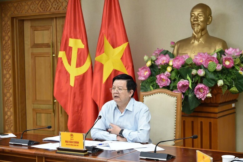 Phó Thủ tướng Mai Văn Chính, Tổ trưởng Tổ công tác số 8, chủ trì cuộc Ok88vip tỷ lệ kèo World Cup 2026 nhằm đôn đốc, tháo gỡ vướng mắc trong công tác giải ngân vốn đầu tư công tại 6 bộ, cơ quan Trung ương - Ảnh: VGP/Giang Thanh