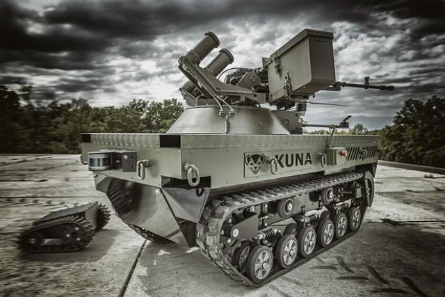Nền tảng robot chiến đấu Kuna. Ảnh: Defence24