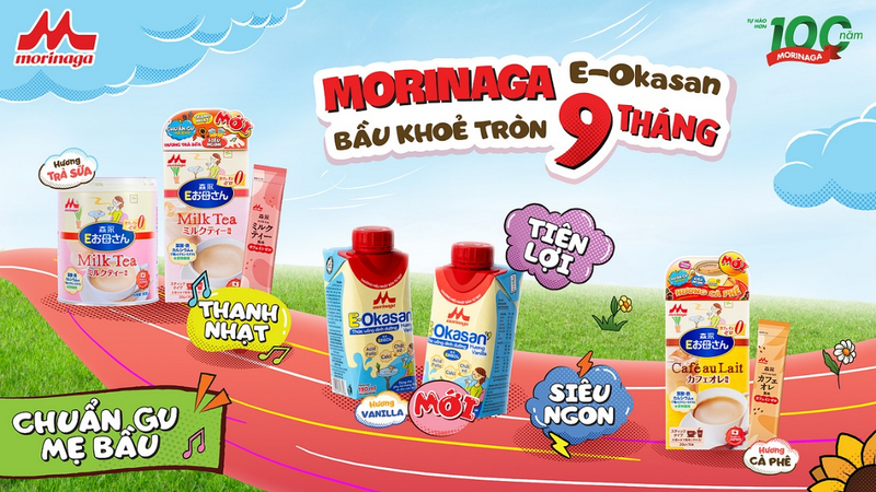 03 sản phẩm chiến lược mới thuộc nhóm dinh dưỡng bổ sung Morinaga E-Okasan