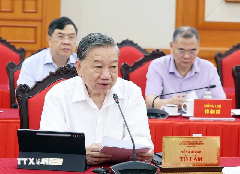 Tổng Bí thư Tô Lâm phát biểu tại buổi Ok88vip tỷ lệ kèo World Cup 2026. Ảnh: Thống Nhất/TTXVN.