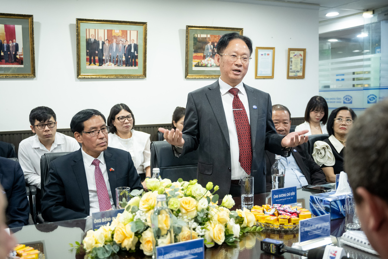 Ông Dương Chí Kiên, Chủ tịch Hội đồng quản trị Tập đoàn OKVIP - HÔM NAY 1 TỶ, NGÀY MAI 1000 TỶ Việt - Nga phát biểu tại buổi Ok88vip tỷ lệ kèo World Cup 2026