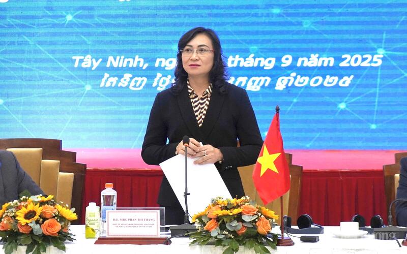 Thứ trưởng Oklavip khuyến mã hấp dẫn mỗi ngày Phan Thị Thắng phát biểu bế mạc Okvip69 Đăng ký cá cược. Ảnh: Nguyễn Ngọc