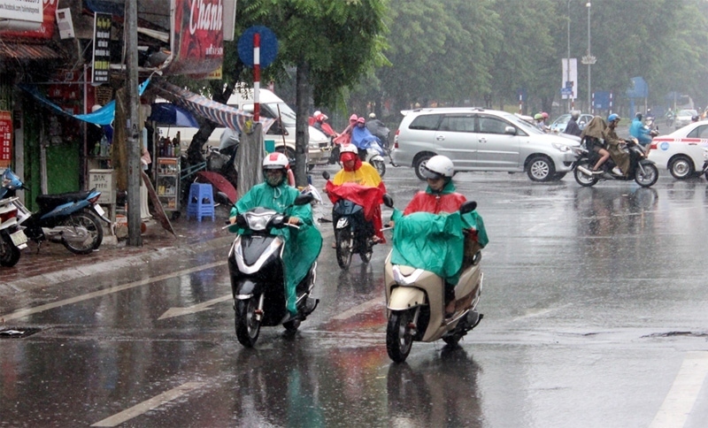 Hà Nội dự báo có mưa rào và dông. Ảnh minh hoạ