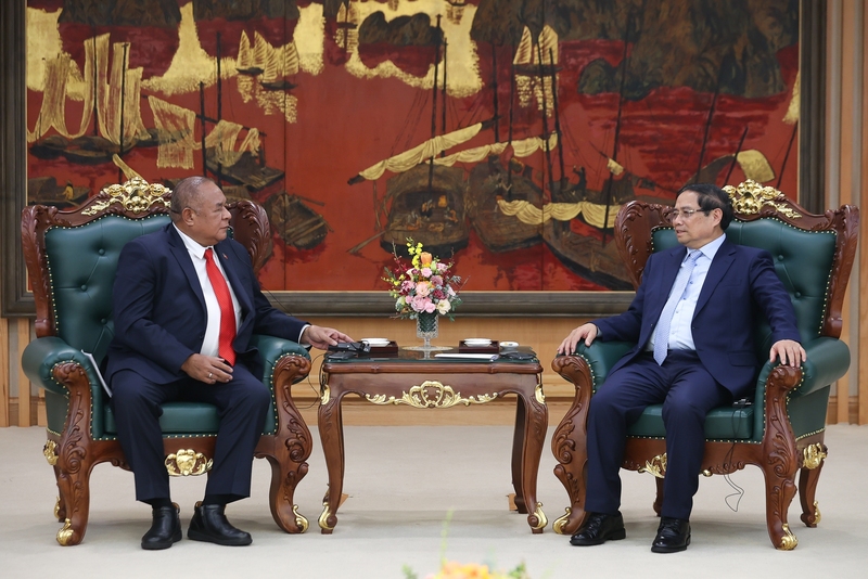Thủ tướng nhấn mạnh Việt Nam sẽ tiếp tục hỗ trợ Timor-Leste tham gia hiệu quả vào các hoạt động của ASEAN. Ảnh: VGP/Nhật Bắc
