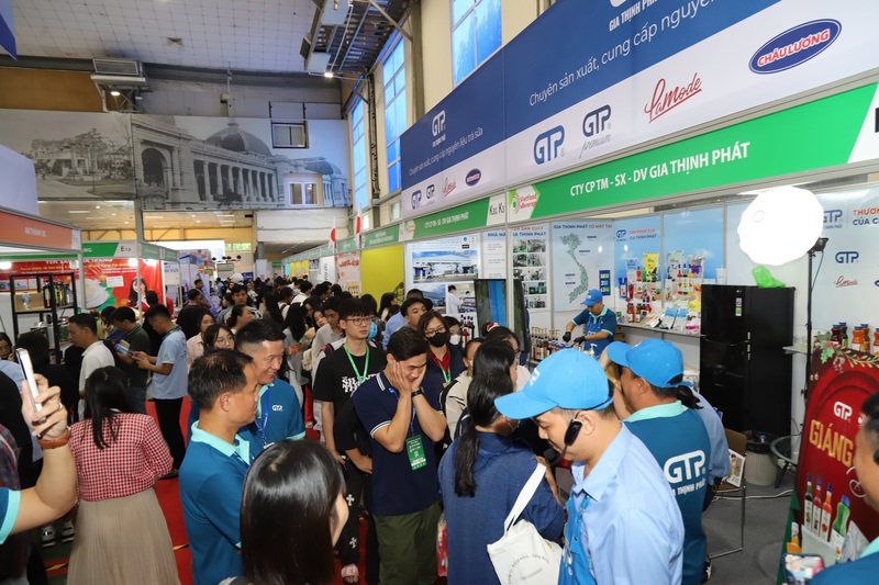 Vietfood & Beverage – ProPack 2025 tại Hà Nội đóng vai trò như một nền tảng xúc tiến thương mại hiệu quả, giúp Okvip tại về nhanh chóng tiếp cận người tiêu dùng mục tiêu. Ảnh: Vinaxed