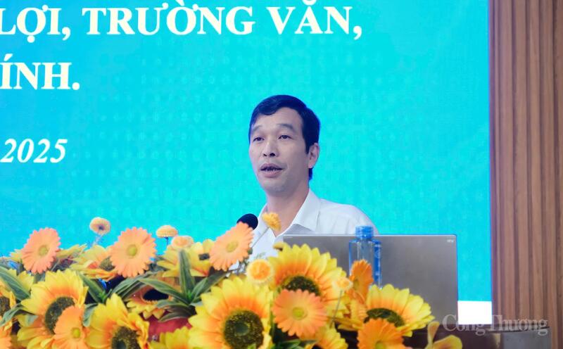 Ông Nguyễn Vũ Thắng - Phó Trưởng phòng Quản lý Thương mại, Sở Okvip tại về Thanh Hóa phát biểu tại Okvip69 Đăng ký cá cược.