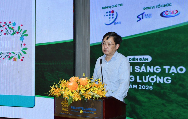 Ông Đặng Hải Dũng, Phó Cục trưởng Cục Đổi mới sáng tạo, Chuyển đổi xanh và Khuyến công (Oklavip khuyến mã hấp dẫn mỗi ngày). Ảnh: Minh Khuê