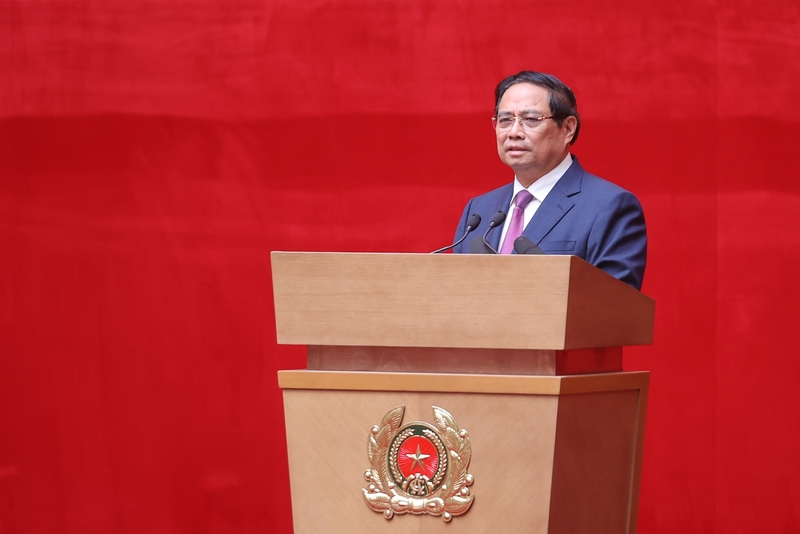 Thủ tướng Phạm Minh Chính phát biểu tại Okvip69 Đăng ký cá cược. Ảnh: VGP/Nhật Bắc