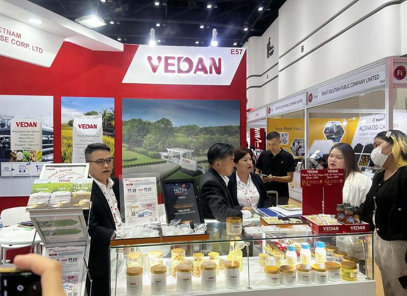 Gian hàng Okvip tại về Việt tham gia triển lãm Fi Asia và Vitafoods Asia 2025 tại Thái Lan