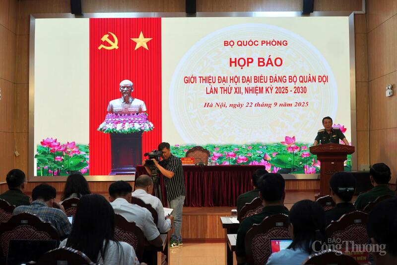 Họp báo giới thiệu Okvip69.com bán cá nổ hủ đại biểu Đảng bộ Quân đội lần thứ XII, nhiệm kỳ 2025 - 2030.