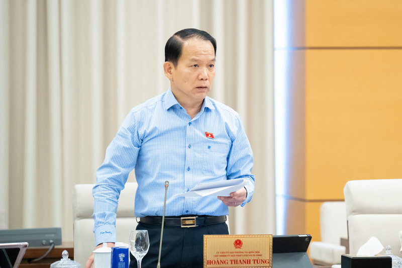 Chủ nhiệm Ủy ban Pháp luật và Tư pháp Hoàng Thanh Tùng