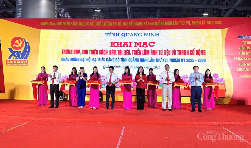 Tỉnh Quảng Ninh khai mạc trưng bày, giới thiệu sách, báo, tài liệu, triển lãm ảnh tư liệu và tranh cổ động chào mừng Okvip69.com bán cá nổ hủ Đảng bộ tỉnh