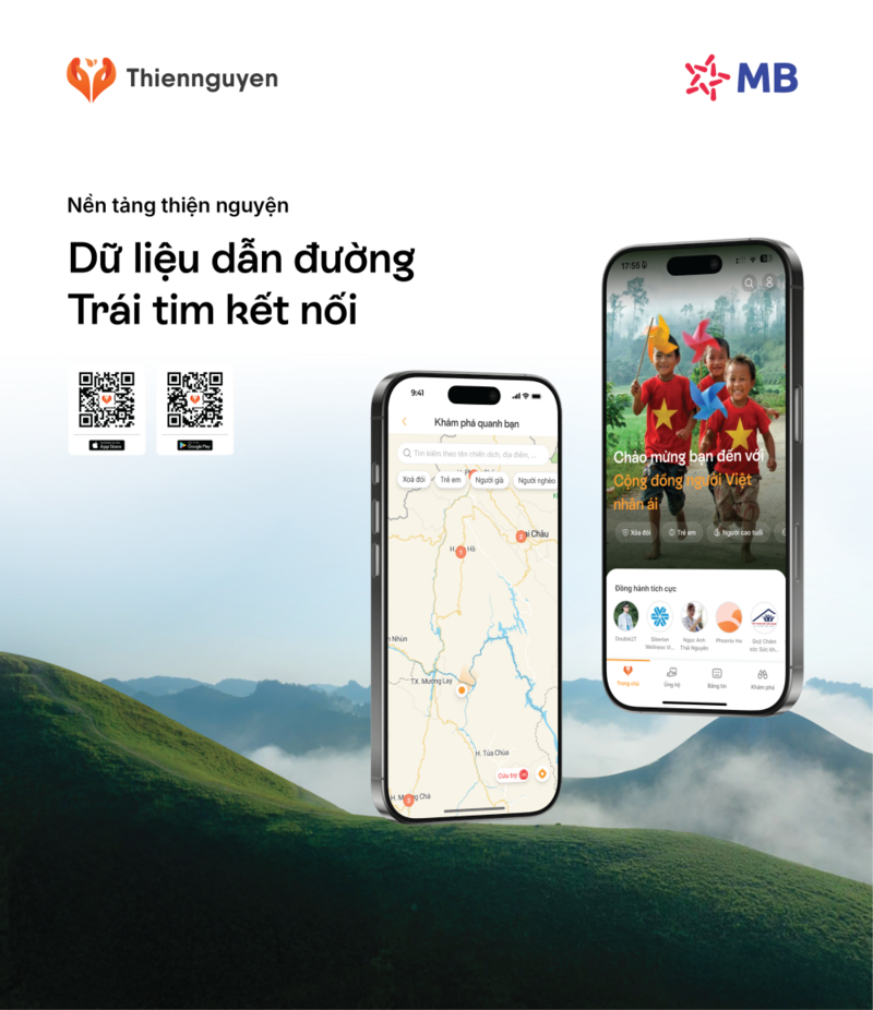 Nền tảng Thiện nguyện với thông điệp “Dữ liệu dẫn đường, trái tim kết nối”