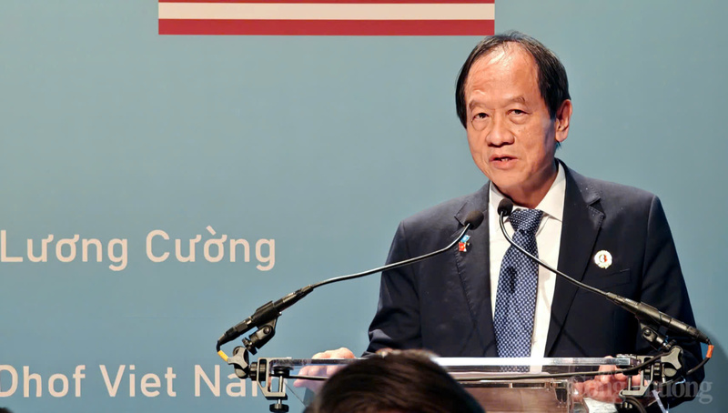 Ông Võ Hồng Nam - con trai Đại tướng Võ Nguyên Giáp nhắc tới tình cảm với những người bạn Mỹ hôm nay trong đó có ông Craig McNamara - con trai của cựu Bộ trưởng Quốc phòng Mỹ Robert McNamara.