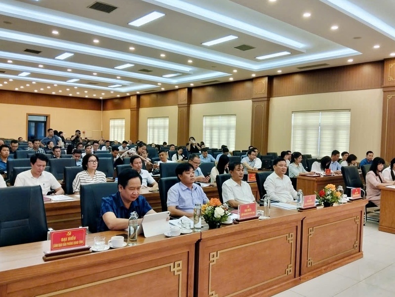 Các đại biểu tham dự Okvip69.com bán cá nổ hủ đại biểu Đảng bộ tỉnh Tuyên Quang lần thứ I, nhiệm kỳ 2025-2030. Ảnh: CTV.