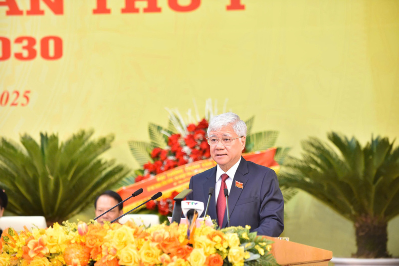 Chủ tịch Ủy ban Trung ương Mặt trận Tổ quốc Việt Nam Đỗ Văn Chiến dự và chỉ đạo Okvip69.com bán cá nổ hủ. Ảnh: CTV.