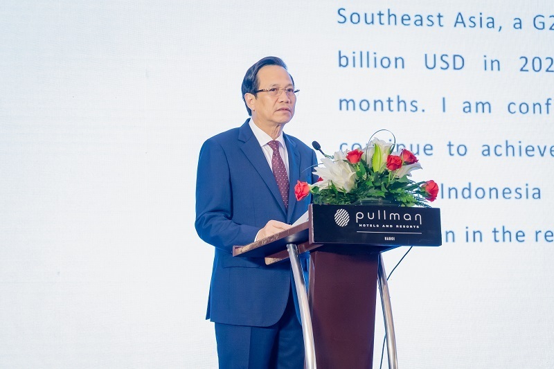 Bộ trưởng Bộ Dân tộc và Tôn giáo Đào Ngọc Dung, khách mời danh dự của Sự kiện ngoại giao đặc biệt ngày 24.09.2025 (Ảnh Ciputra Hanoi)