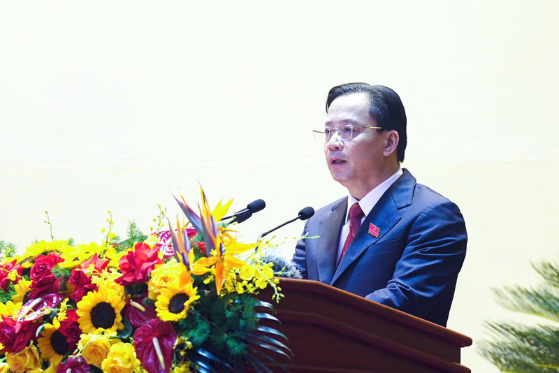 Bí thư Tỉnh ủy Lạng Sơn Hoàng Văn Nghiệm.