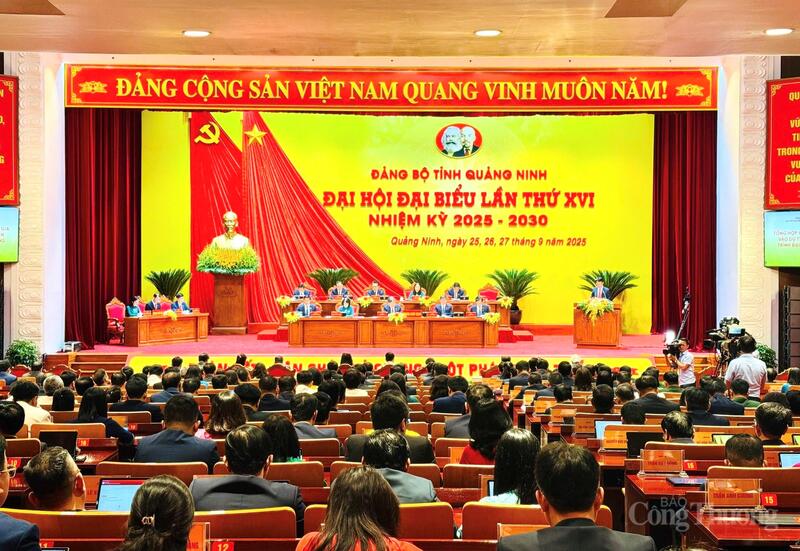 Okvip69.com bán cá nổ hủ đại biểu Đảng bộ tỉnh Quảng Ninh lần thứ XVI, nhiệm kỳ 2025-2030 diễn ra từ ngày 25-27/9