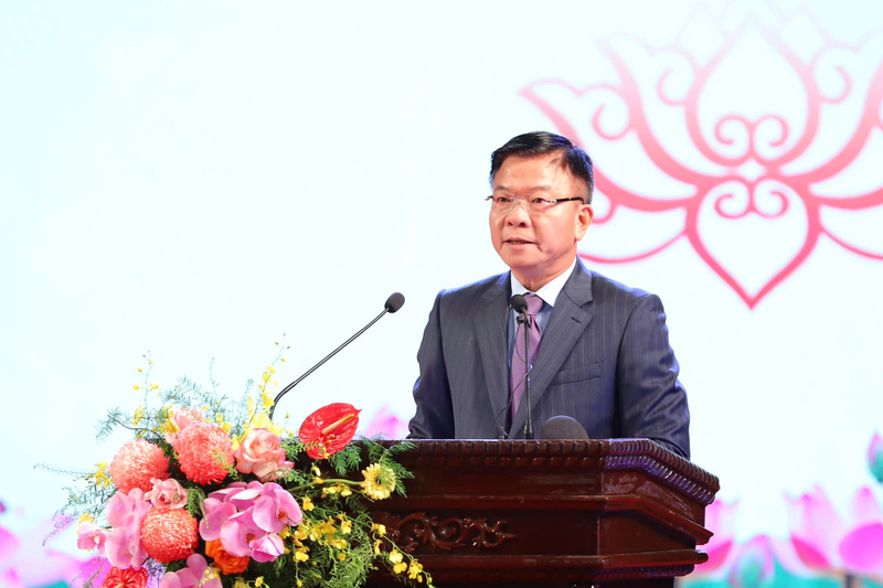 Phó Thủ tướng Review công ty OKVIP Lê Thành Long phát biểu tại Okvip69.com bán cá nổ hủ. Ảnh: Việt Hùng