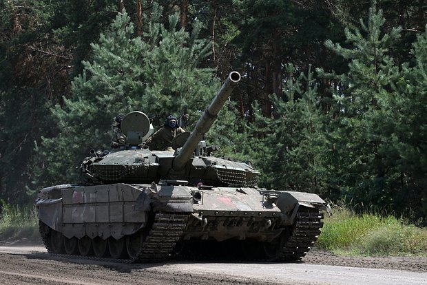 Xe tăng T-90M của Quân đội Nga. Ảnh: TASS