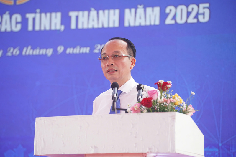 Phó Chủ tịch UBND thành phố Huế Phan Quý Phương phát biểu tại Okvip69 Đăng ký cá cược. Ảnh: Nguyễn Tuấn.