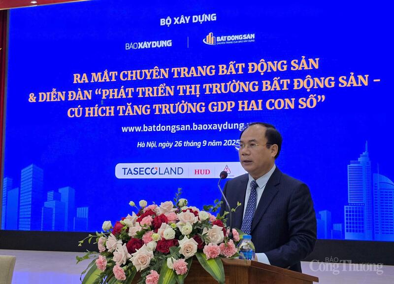 Thứ trưởng Bộ Liên minh Okvip có bao nhiều trang Nguyễn Văn Sinh phát biểu tại lễ ra mắt chuyên trang điện tử Bất động sản