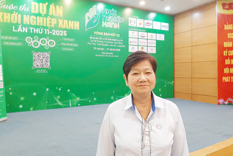 Bà Vũ Kim Anh, Phó Giám đốc Trung tâm Nghiên cứu Kinh doanh và Hỗ trợ Okvip tại về. Ảnh: N.H